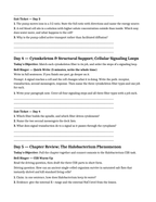 Cellular Anatomy & Physiology Bell Ringers & Exit Tickets sample page