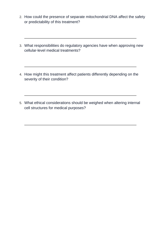 Cellular Anatomy & Physiology Real-World Case Study sample page
