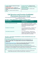 Cellular Anatomy & Physiology Scaffolded Phenomena-Based Lesson: Life in Liquid Salt: The Hypersaline Survival of Halobacterium salinarum Teacher Discussion Guide sample page