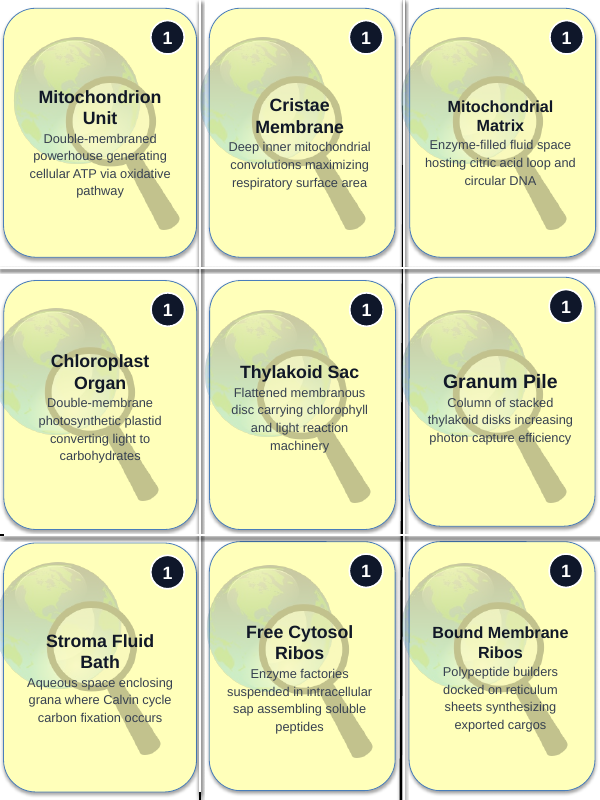 Cellular Anatomy & Physiology Trivia Board Game sample page