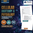 Cellular Anatomy & Physiology Vocabulary Words & Definitions cover