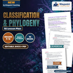Classification & Phylogeny 5E Lesson Plan cover