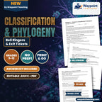 Classification & Phylogeny Bell Ringers & Exit Tickets cover