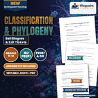 Classification & Phylogeny Bell Ringers & Exit Tickets cover