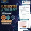 Classification & Phylogeny Critical Thinking Prompts cover