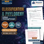 Classification & Phylogeny Critical Thinking Prompts cover