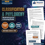 Classification & Phylogeny Model Response & Scoring Guide cover