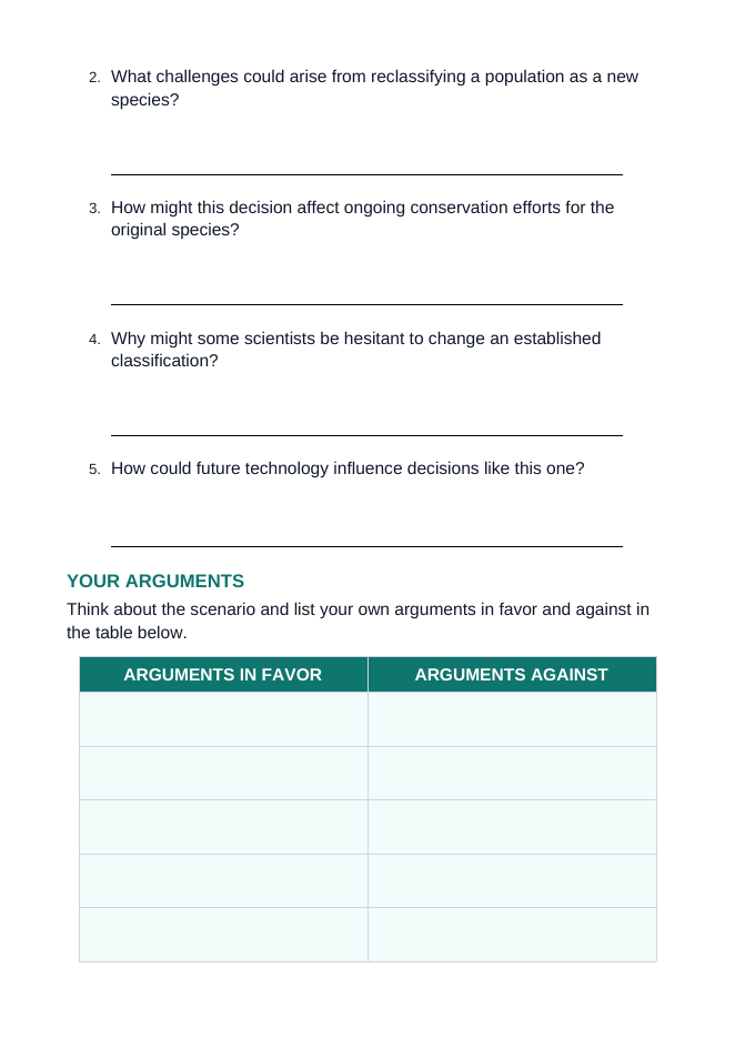 Classification & Phylogeny Real-World Case Study sample page