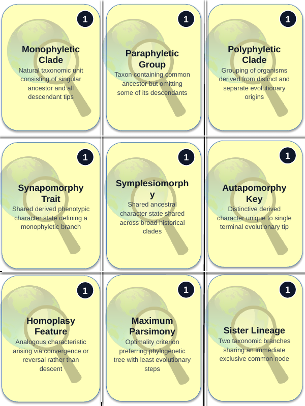 Classification & Phylogeny Trivia Board Game sample page