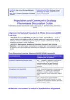 Demographic Ecology Phenomena-Based Lesson: The Vanishing Underwater Jungle: Sea Otters and the Urchin Barren Catastrophe Teacher Discussion Guide sample page