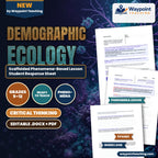 Demographic Ecology Scaffolded Phenomena-Based Lesson: The Vanishing Underwater Jungle: Sea Otters and the Urchin Barren Catastrophe Student Response Sheet cover