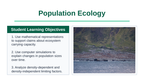 Demographic Ecology Slide Show Presentation sample page