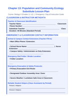 Demographic Ecology Substitute Lesson Plan sample page