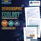 Demographic Ecology Substitute Lesson Plan cover