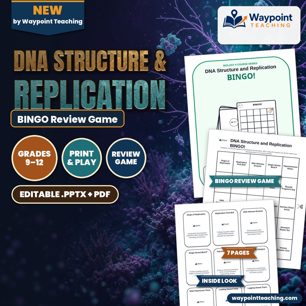 DNA Structure & Replication BINGO Review Game cover