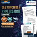 DNA Structure & Replication Lesson Quiz cover