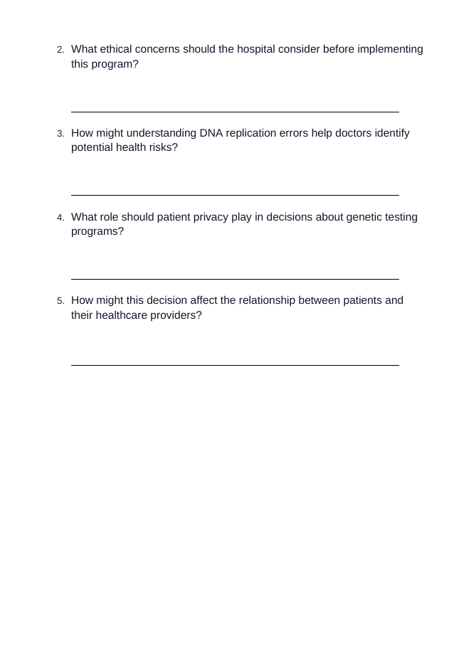 DNA Structure & Replication Real-World Case Study sample page