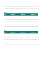 DNA Structure & Replication Truth or Lie Challenge sample page