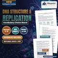DNA Structure & Replication Vocabulary Choice Board cover