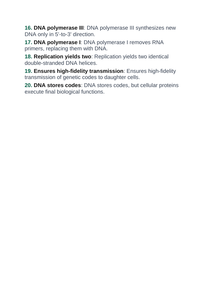 DNA Structure & Replication Vocabulary Words & Definitions sample page