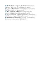 Ecosystem Dynamics & Energy Flow Vocabulary Words & Definitions sample page