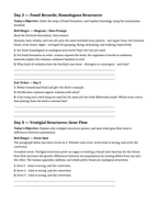 Evidence & Mechanisms of Evolution Bell Ringers & Exit Tickets sample page