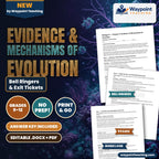 Evidence & Mechanisms of Evolution Bell Ringers & Exit Tickets cover