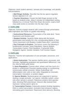 Gene Expression & Mutation 5E Lesson Plan sample page