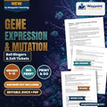 Gene Expression & Mutation Bell Ringers & Exit Tickets cover