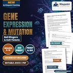 Gene Expression & Mutation Bell Ringers & Exit Tickets cover