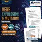 Gene Expression & Mutation Lesson Quiz cover