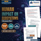 Human Impact on Ecosystems 5E Lesson Plan cover