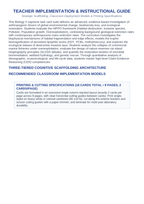 Human Impact on Ecosystems CER Task Cards sample page