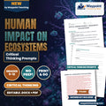 Human Impact on Ecosystems Critical Thinking Prompts cover