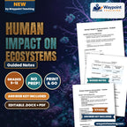 Human Impact on Ecosystems Guided Notes cover
