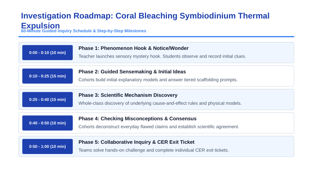 Human Impact on Ecosystems Scaffolded Phenomena-Based Lesson: The Ghost Reef: Thermal Shock, Toxic Oxygen, and Coral Bleaching Presentation sample page