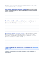 Human Impact on Ecosystems Scaffolded Phenomena-Based Lesson: The Ghost Reef: Thermal Shock, Toxic Oxygen, and Coral Bleaching Student Response Sheet sample page