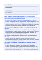 Human Impact on Ecosystems Substitute Lesson Plan sample page