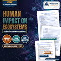 Human Impact on Ecosystems Substitute Lesson Plan cover