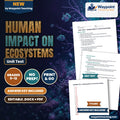 Human Impact on Ecosystems Unit Test cover