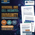 Humoral and Cell-Mediated Immunity: Clonal Selection, V(D)J Somatic Recombination, Antibodies, and Cytotoxic T Lymphocytes CER Phenomena Worksheet cover