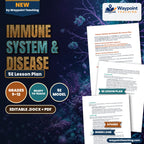 Immune System & Disease 5E Lesson Plan cover
