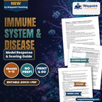 Immune System & Disease Model Response & Scoring Guide cover