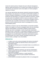 Immune System & Disease Spanish Reading Passage & Comprehension Questions sample page