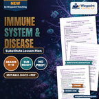 Immune System & Disease Substitute Lesson Plan cover