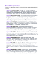 Immune System & Disease Vocabulary Choice Board sample page