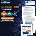 Macromolecules CER Task Cards cover