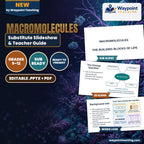 Macromolecules Substitute Slideshow & Teacher Guide cover
