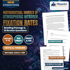 Mathematical Models of Atmospheric Nitrogen Fixation Rates Reading Worksheet cover