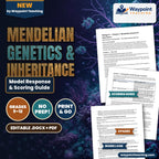 Mendelian Genetics & Inheritance Model Response & Scoring Guide cover